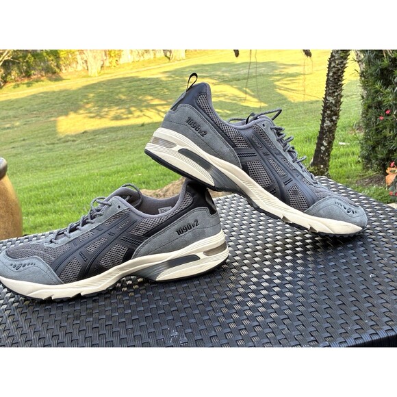 ASICS Gel 1090V2 Truffle Grey Black - 1203A382-022 MENS SZ 14 main image 12
